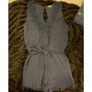 Soft Blue Romper
